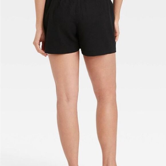 Isabel Maternity By Ingred&Isabel Tie Front Pull onMaternity Shorts NWT L,XL,XXL - Picture 2 of 12